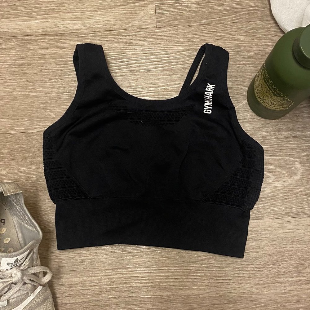 Gymshark Black Exercise Bra S